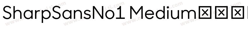 SharpSansNo1 Medium字体转换